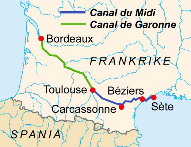 южный канал во франции